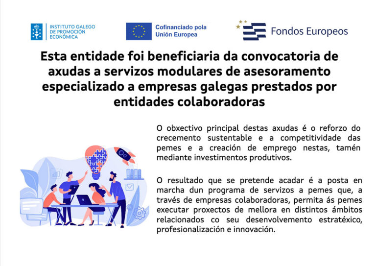 Axuda servizos modulares de asesoramento especializado a empresas galegas